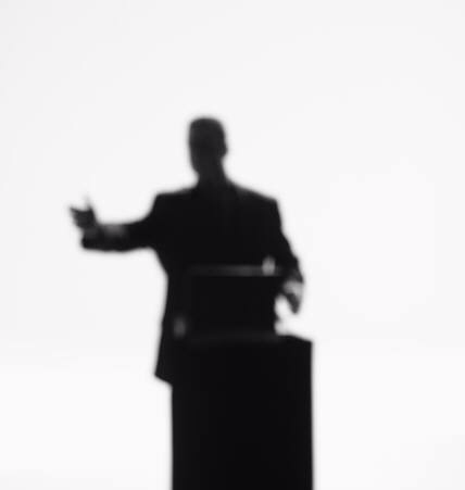 speaker silhouette